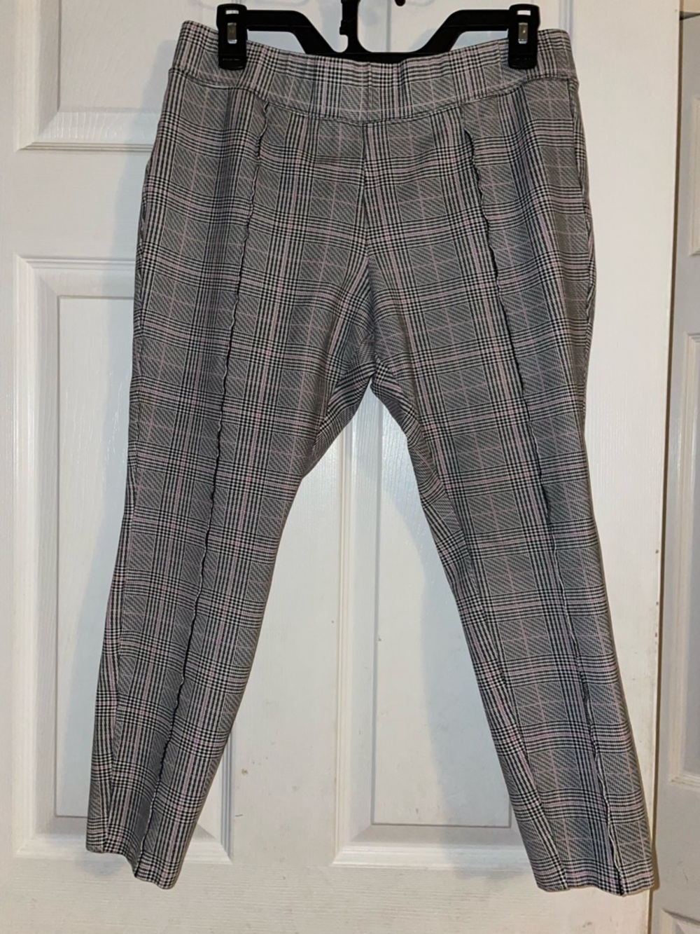 Gray Plaid Women’s Dress Pants